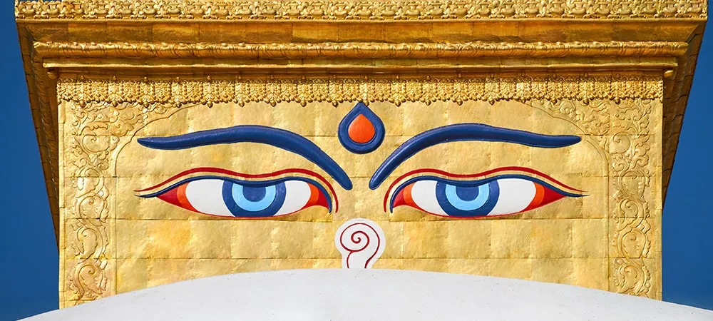 チベット伝統モチーフ・ブッダアイ